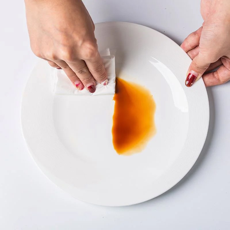 도자기 쟁반과 식기 세트