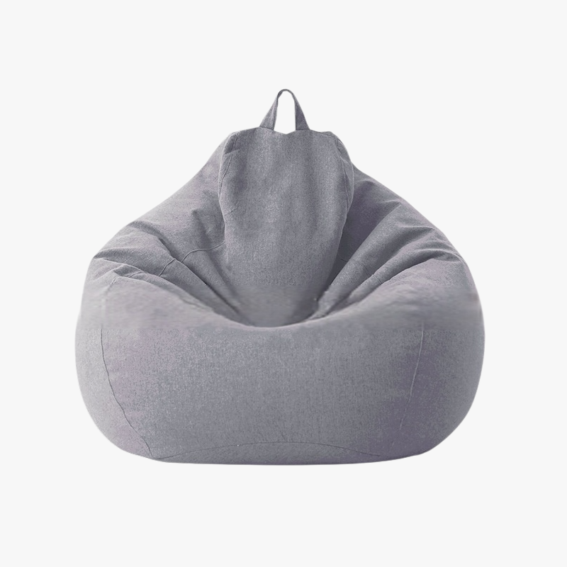 Cotton and Linen Lazy Sofa Chair Cover Bean Bag Sofa Cover Japanese Style Fabric Chair Cover