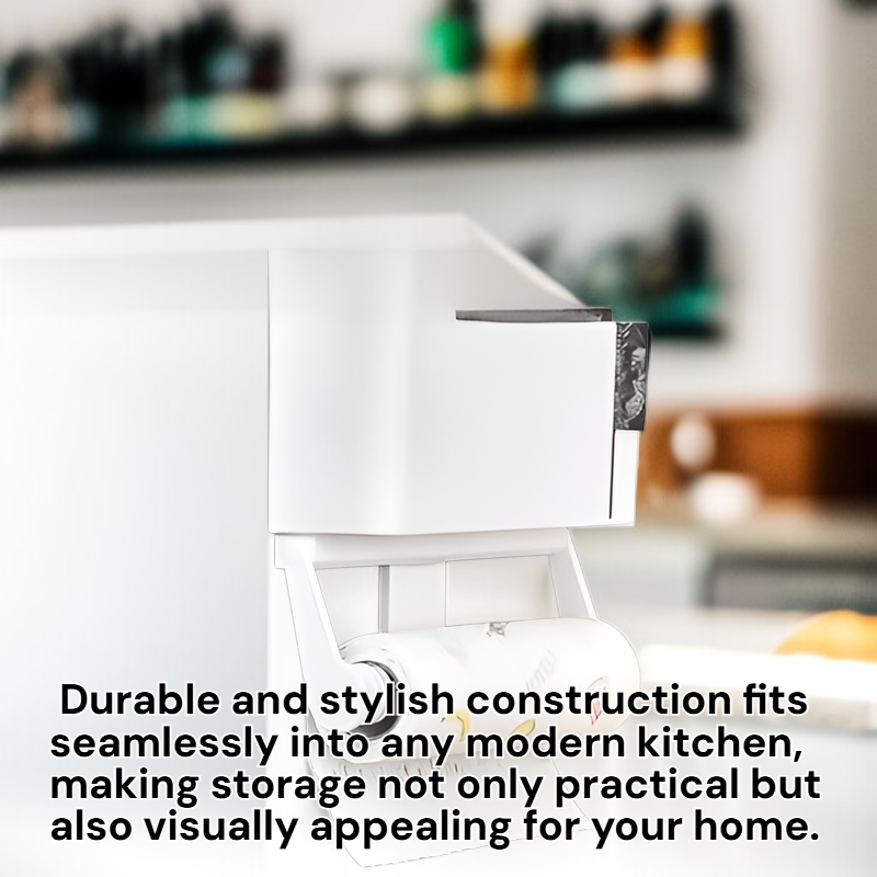 Wall-mounted Kitchen Refrigerator Organizer with Film