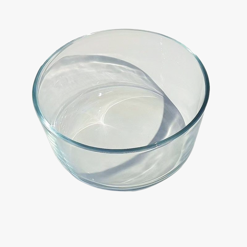 Cuenco de cristal grueso resistente al calor, apto para ensaladas, arroz, sopas y fideos