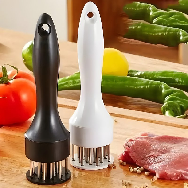 Outil d'attendrissement de viande à lame pointue en acier inoxydable