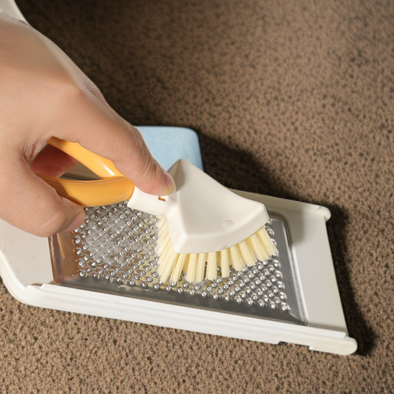 주방 물빠짐 선반 접이식 삼각 브러쉬 청소 틈새 청소 브러쉬 욕실 배수구 그물 바구니 청소 도구
