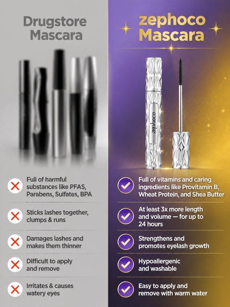 Naturally Curling and Long-Lasting Mascara