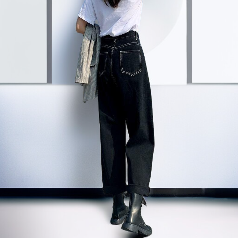 청바지 상세 원단 디테일