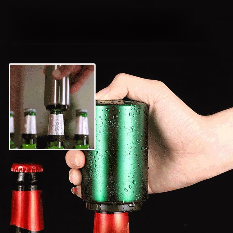  ที่เปิดขวดแบบกดสแตนเลสสำหรับใช้ในบ้าน 