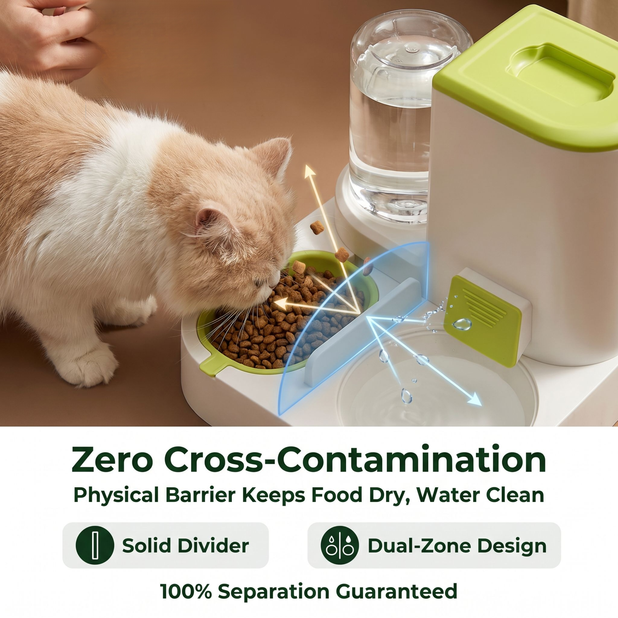 Household Pet Automatic Food Dispenser Universal Cat and Dog Water Feeder