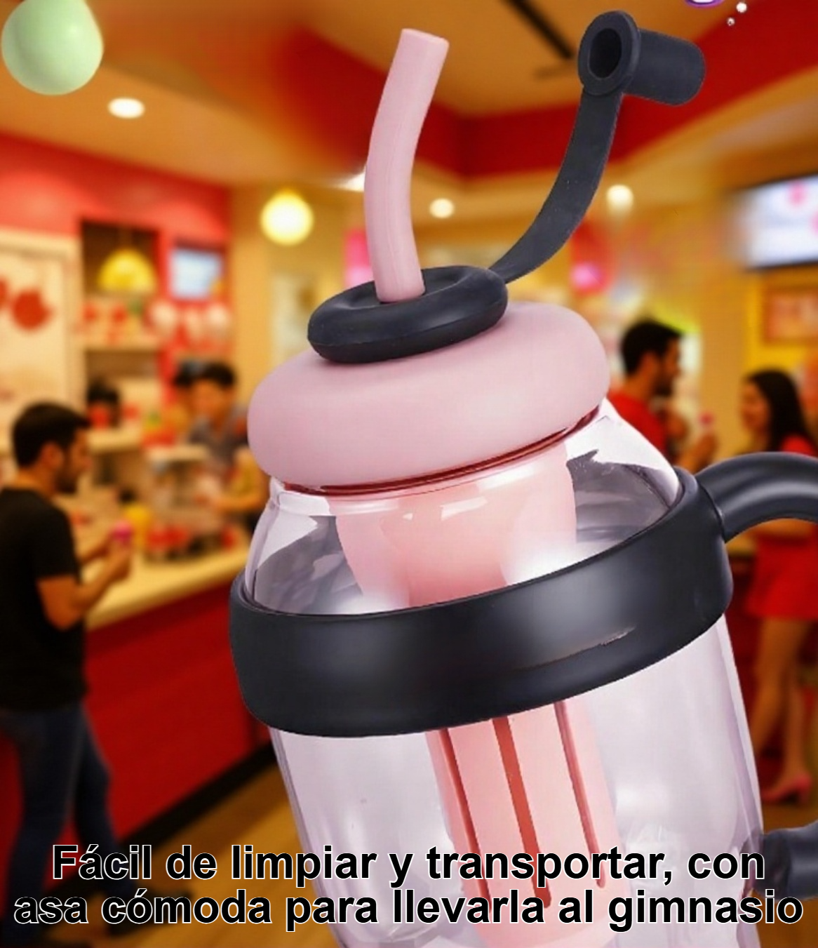 Botella deportiva con sistema de refrigeración por hielo