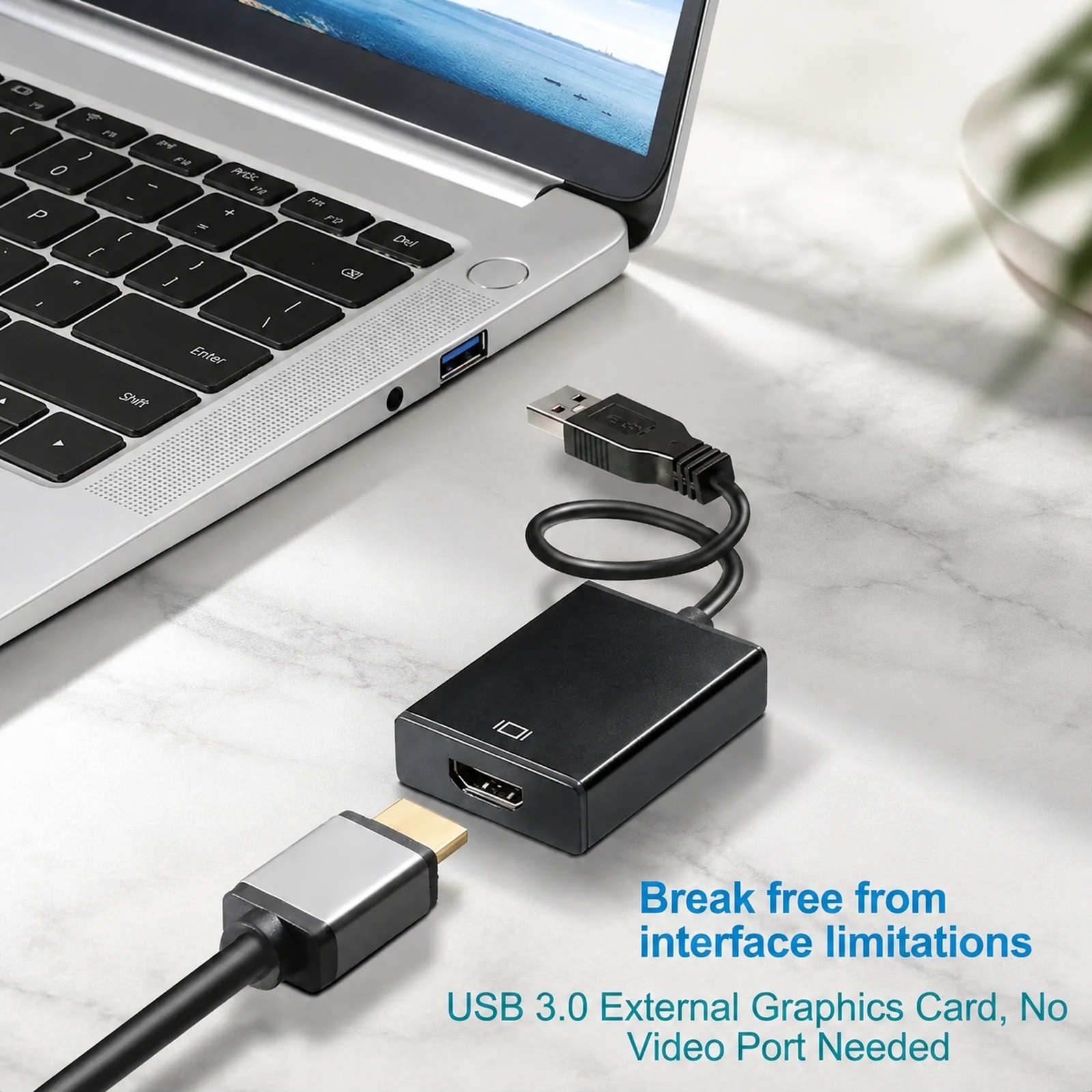 HD USB to HDMI Display Adapter