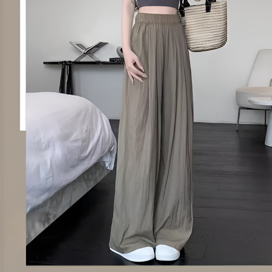 ハイライズワイドレッグパンツ