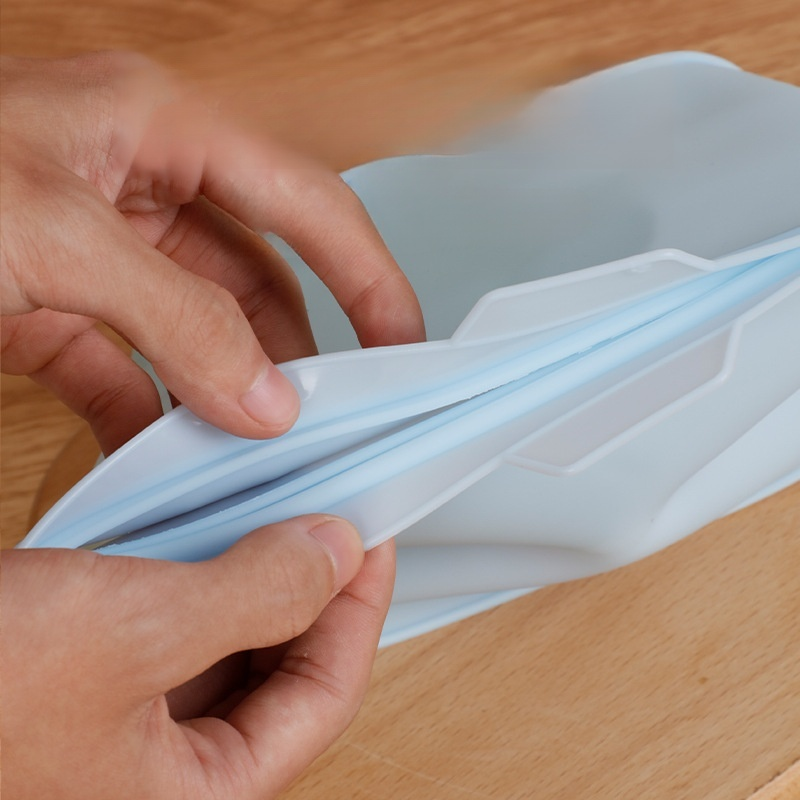 Household food grade silicone fresh-keeping bag