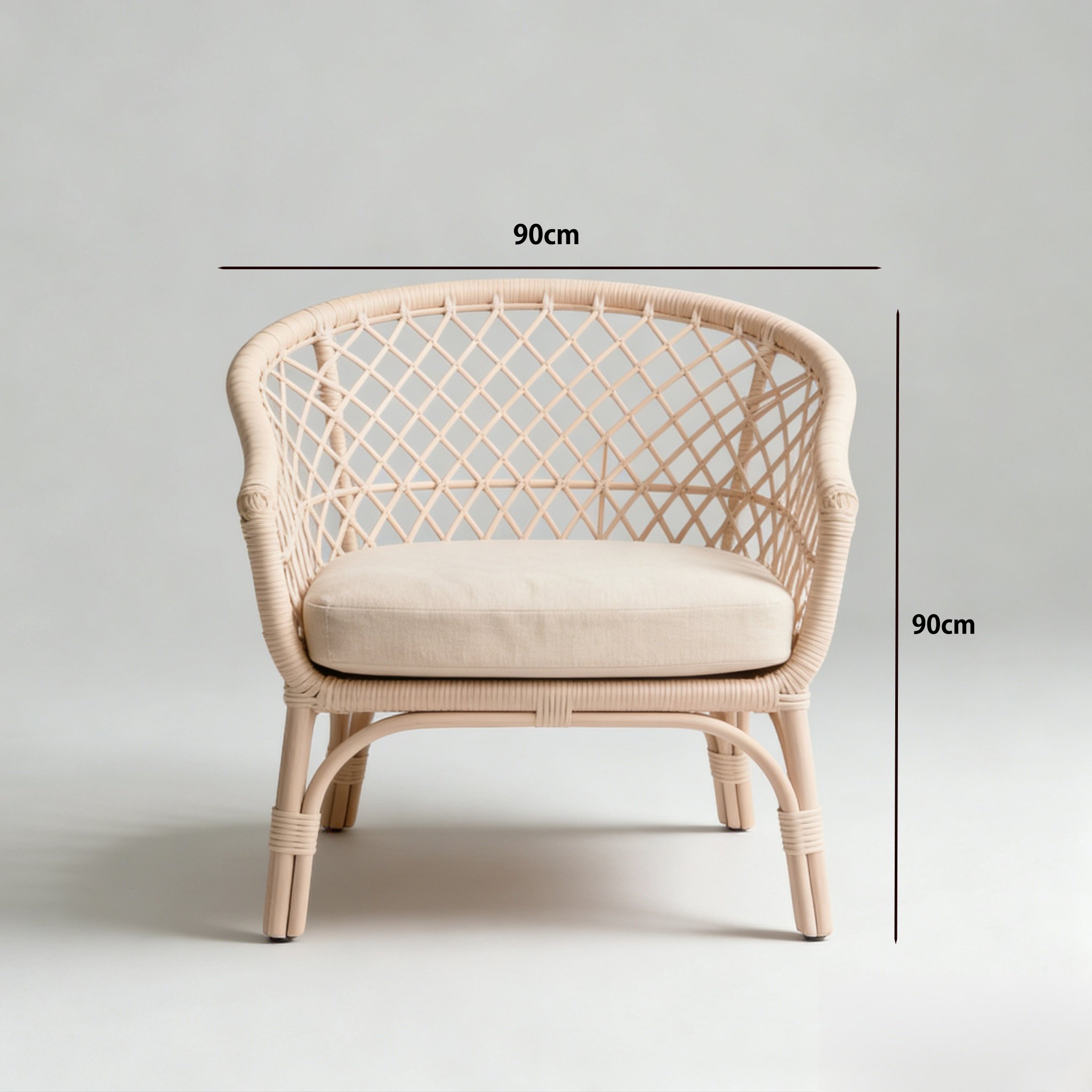 安全設計のキッズチェアの座面