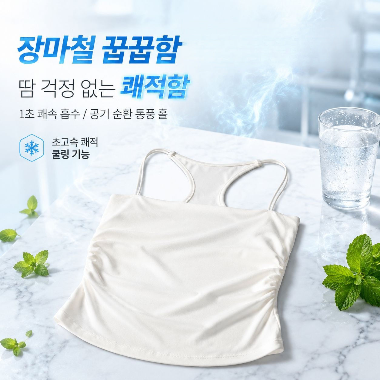 봄여름용 얇은 홀터넥 캐미솔, 이너/아우터 겸용