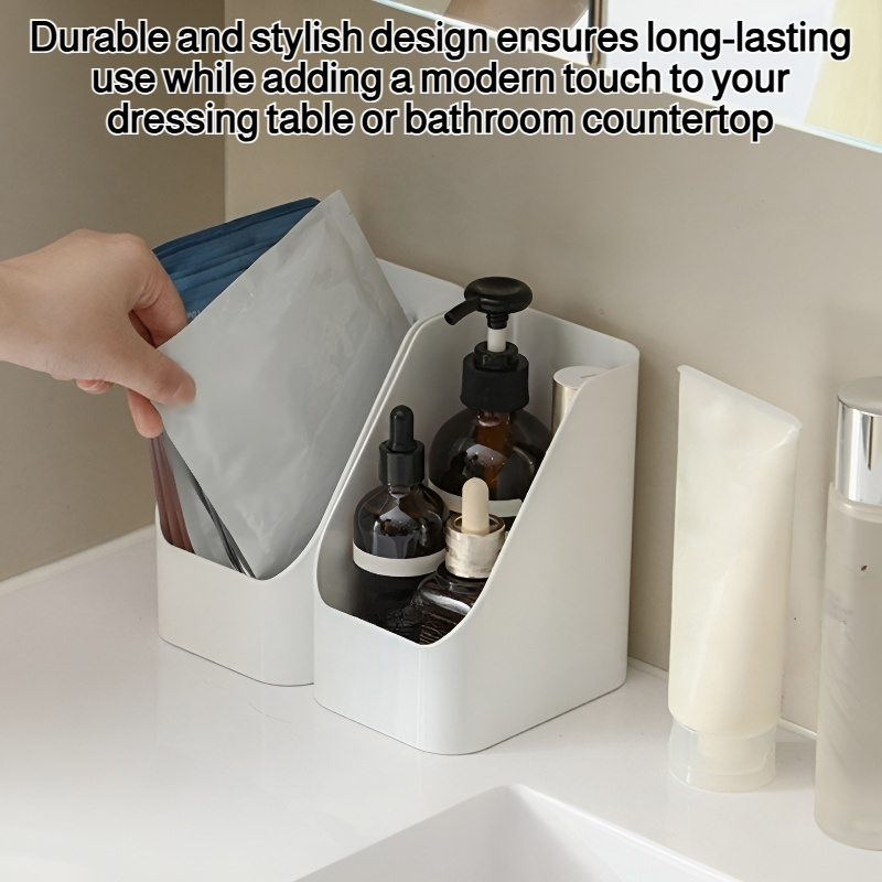 Desktop cosmetic storage box