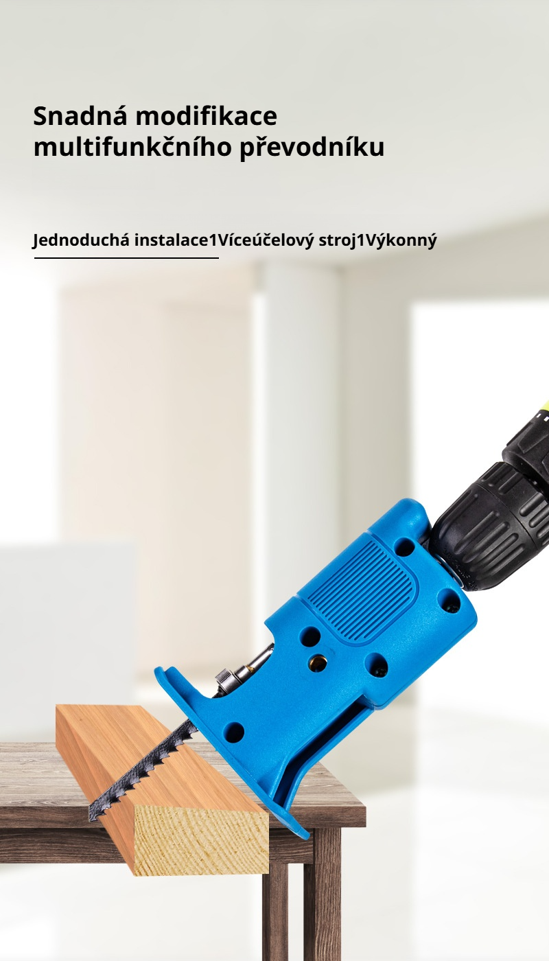 Multifunkční elektrická pila na dřevo v akci