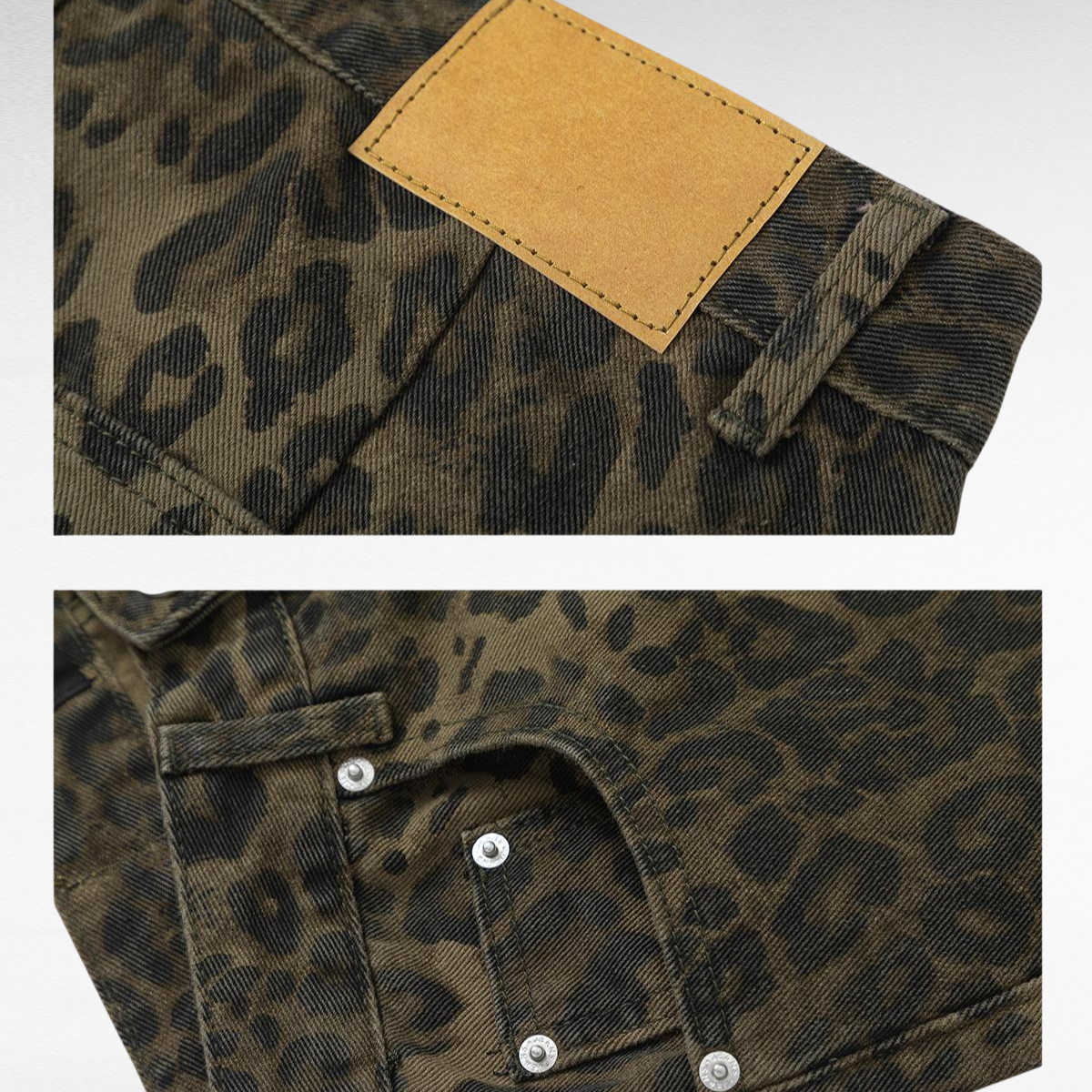 休閒牛仔直筒褲