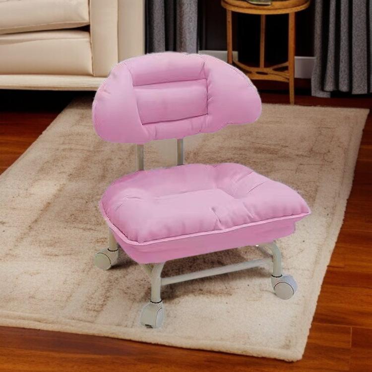 Taburete bajo con ruedas, multifuncional y silencioso para niños