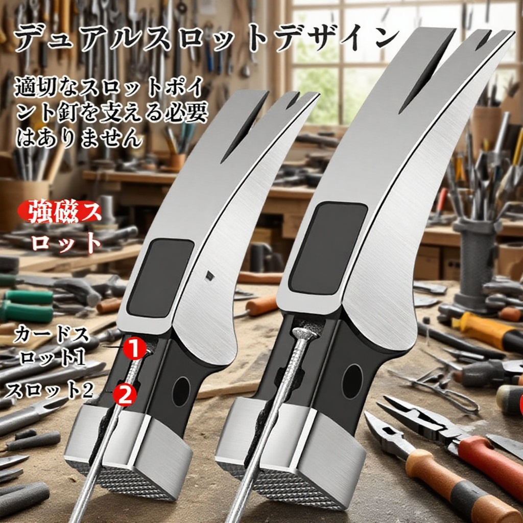 一体型特钢製羊角ハンマー・ステンレス製