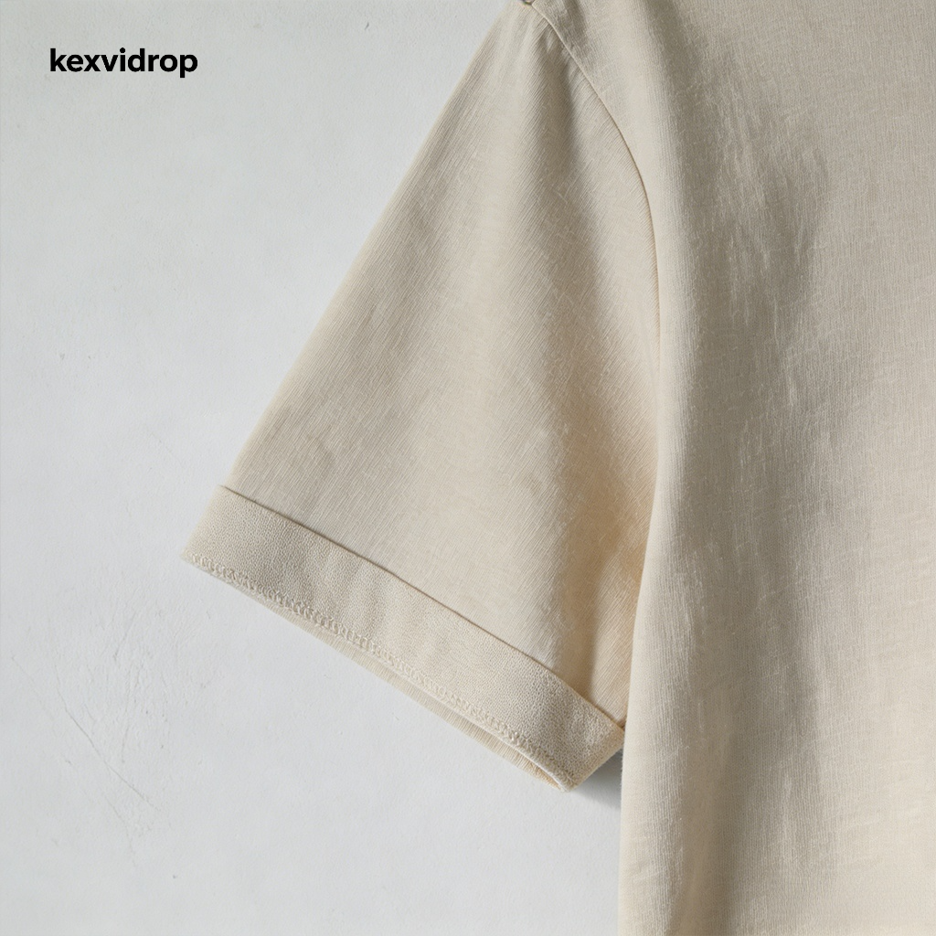 純綿の半袖Tシャツ 正面画像