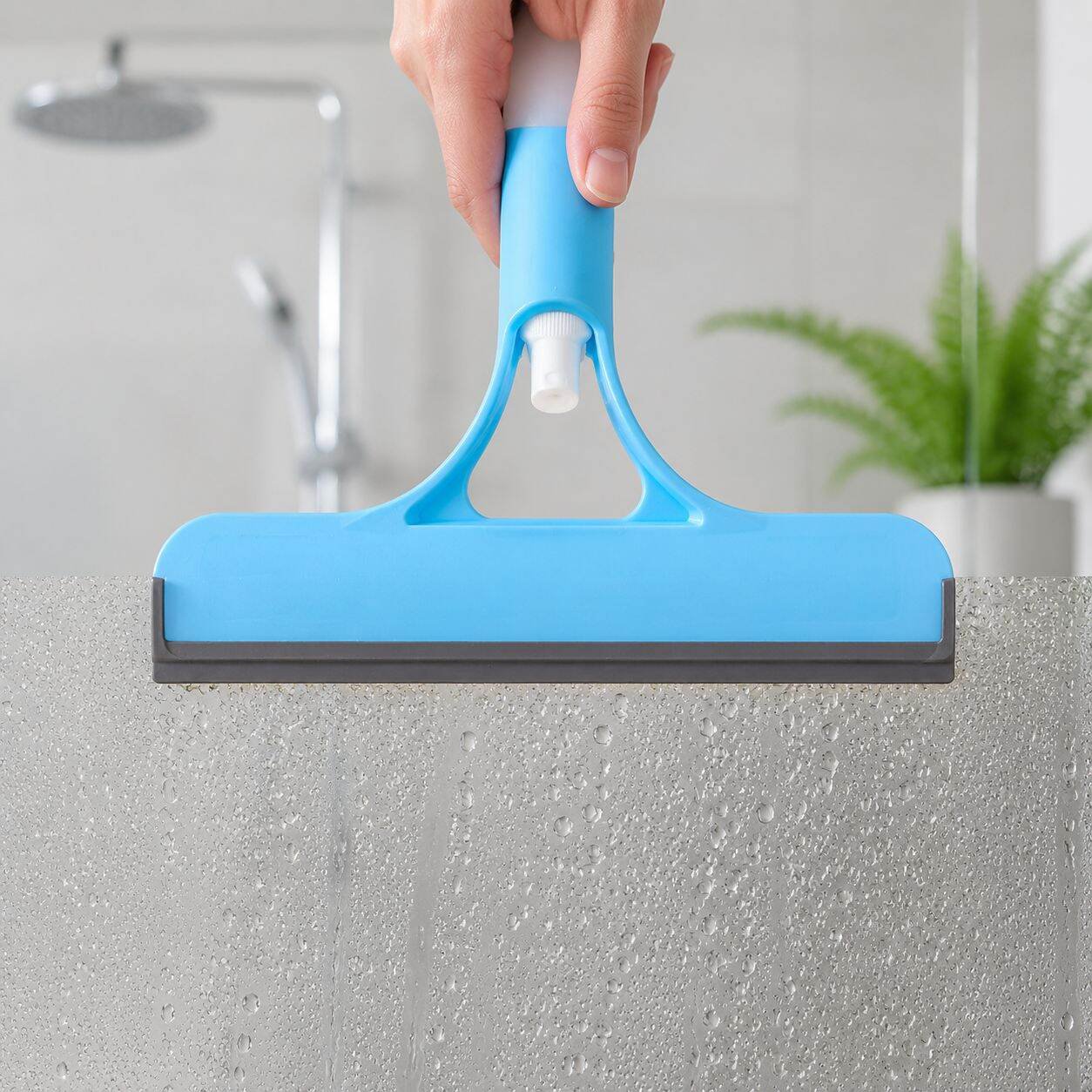 Multipurpose Shower Squeegee with Spray Bottle, Bathroom Glass and Floor Window Cleaning Tool