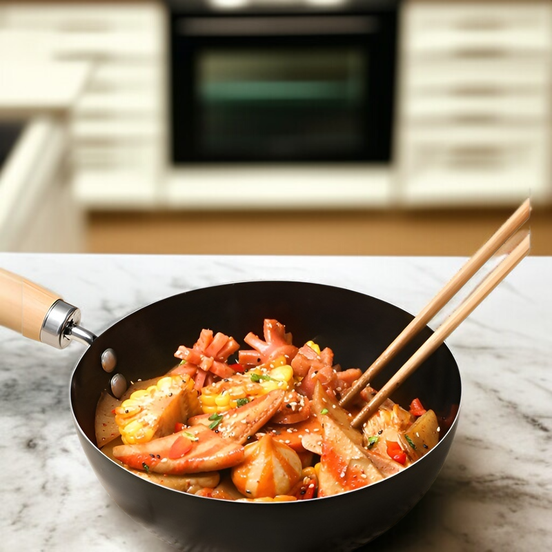 렌트하우스 미니멀티 무코팅 가마솥 건강 볶음냄비 플랫 보철 미니냄비