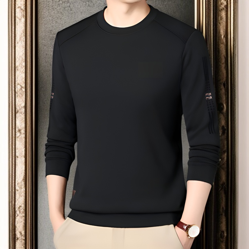 프린트 라운드 맨투맨 남성 캐주얼 레깅스 긴팔 티셔츠 남 캐주얼 라운드 맨투맨