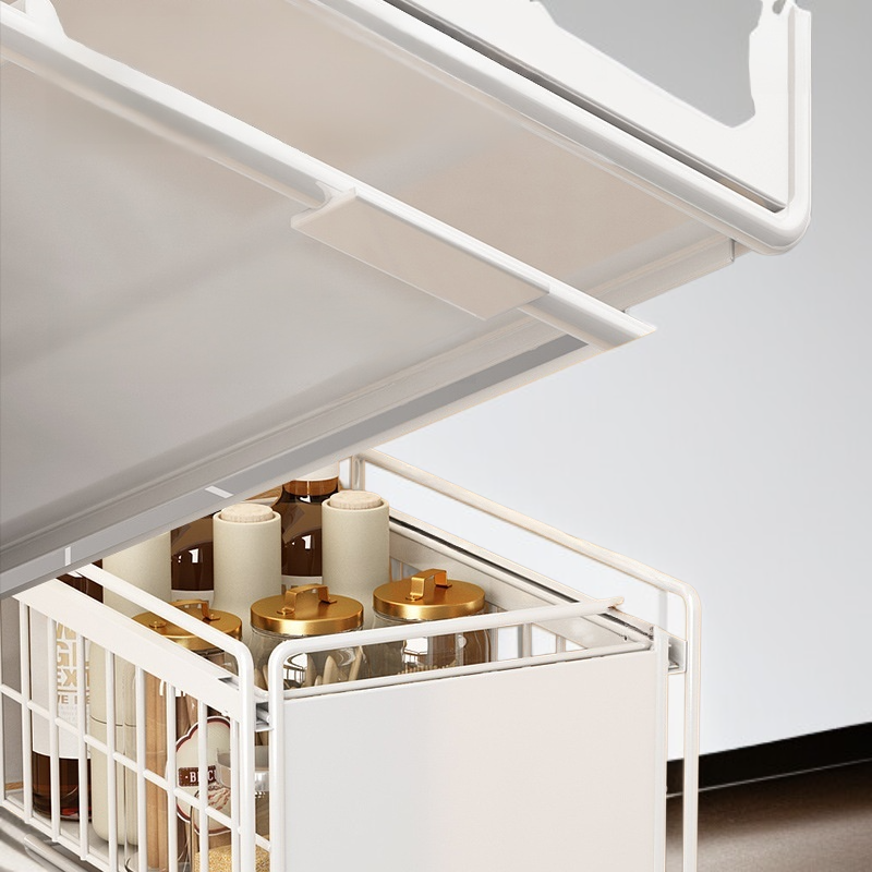 家庭用多機能収納ラック ディッシュレイヤードシェルフプルアウトキッチンシンク下棚 スパイスラック