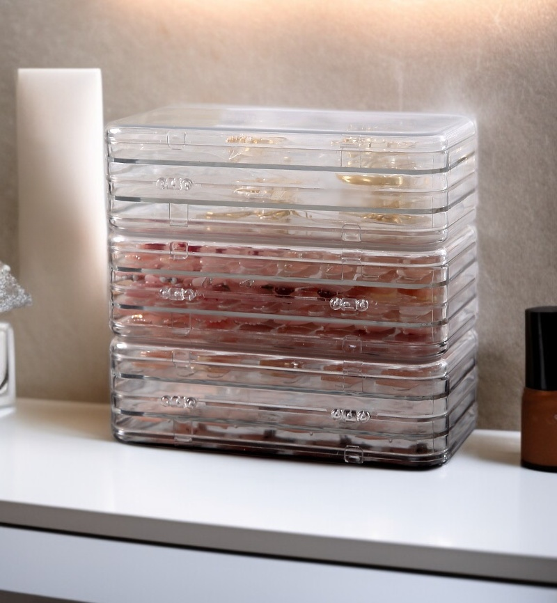 Protective dustproof storage box for travel essentials