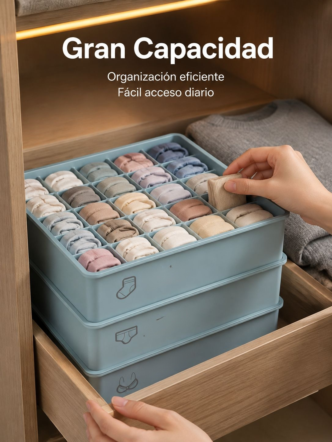 Caja organizadora resistente y duradera