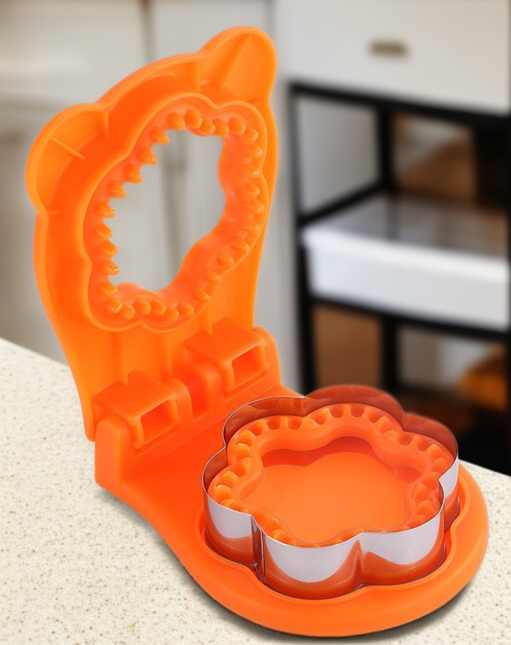 Kreativer Haushaltshelfer zum Sandwich Schneiden