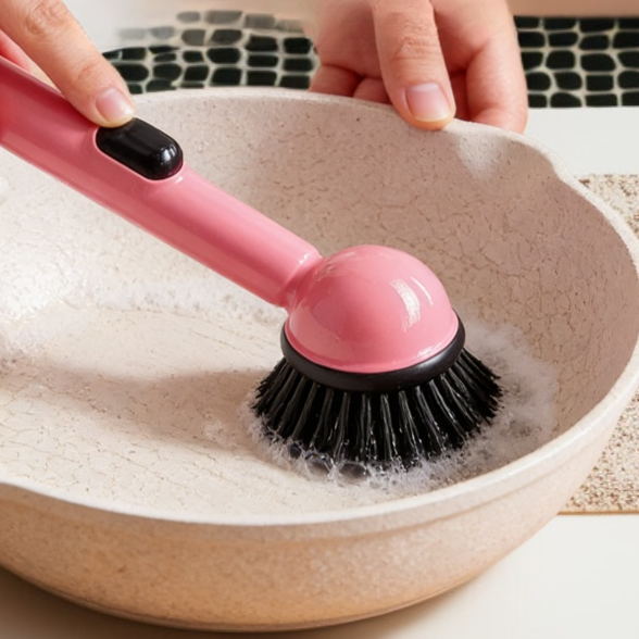 Liquid Pump Cleaning Brush Removes Stubborn Stains