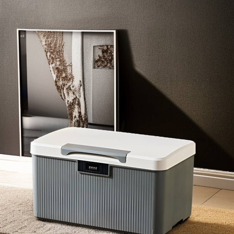 비밀번호 특대형 차량용 수납함 네일 대용량 수납함 자물쇠 대용량 비밀번호 수납함