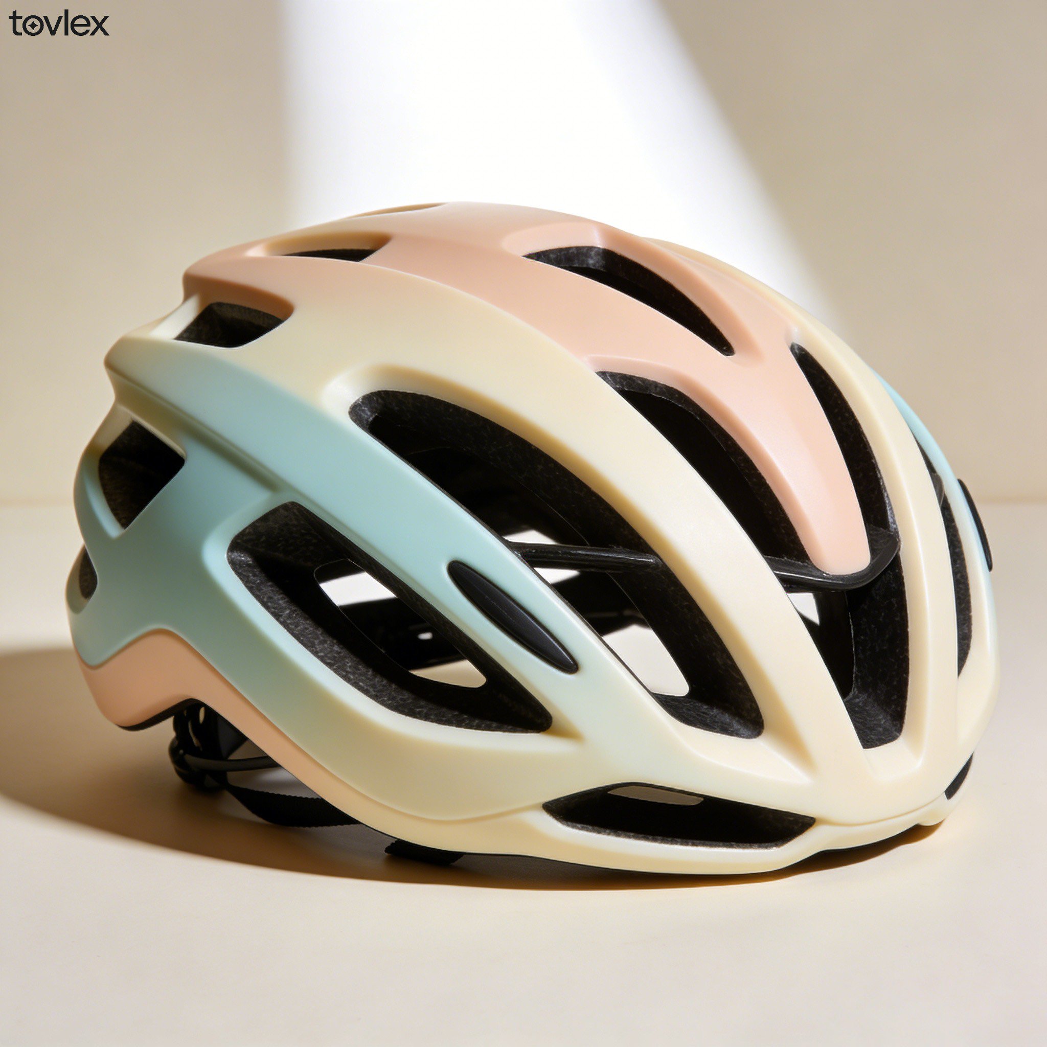 고급 자전거 헬멧 전면 이미지