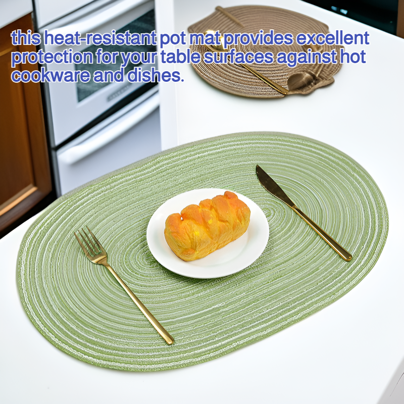 Japanese-style ramie heat-resistant pot mat