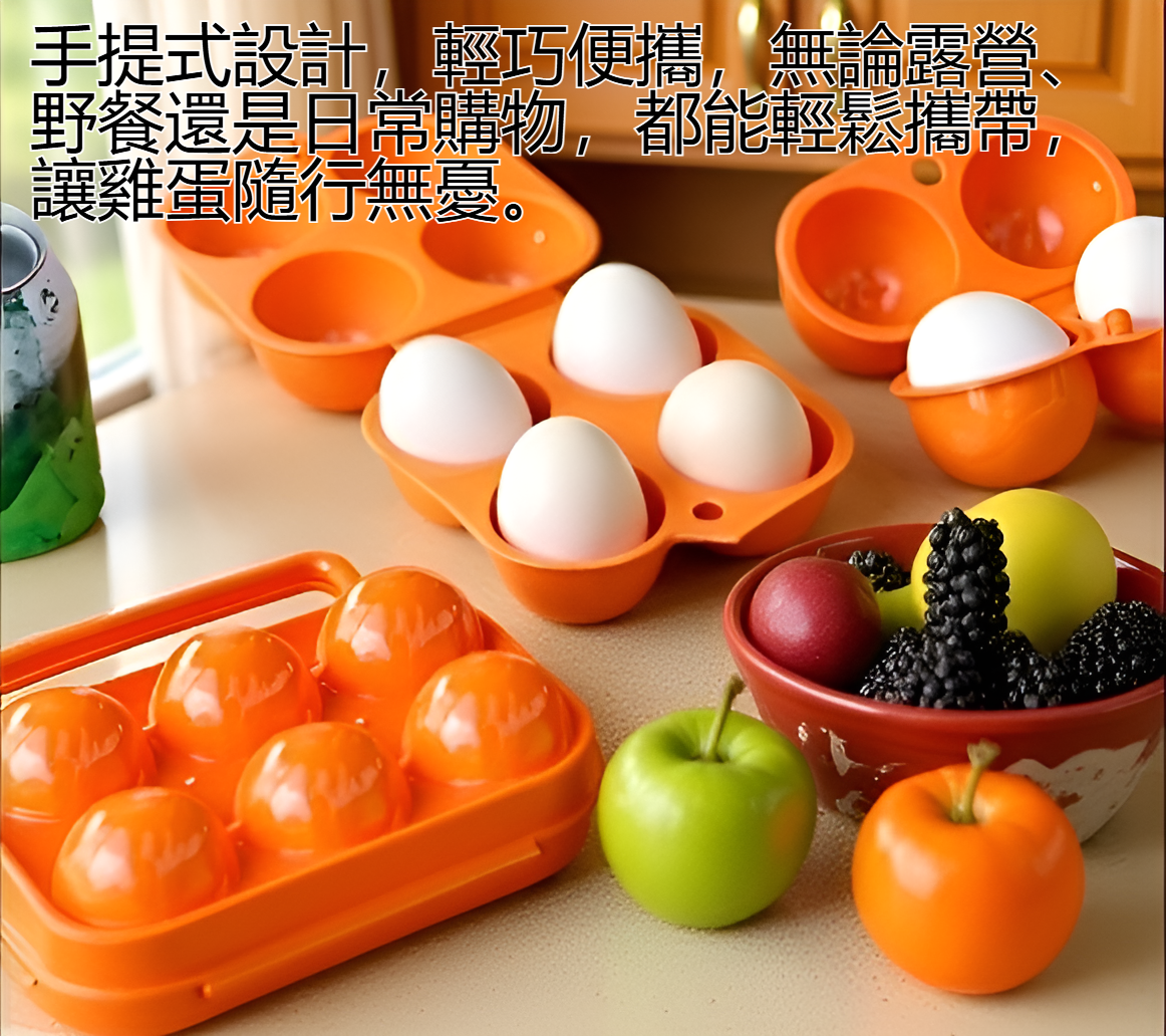 手提蛋分格保護托正面展示