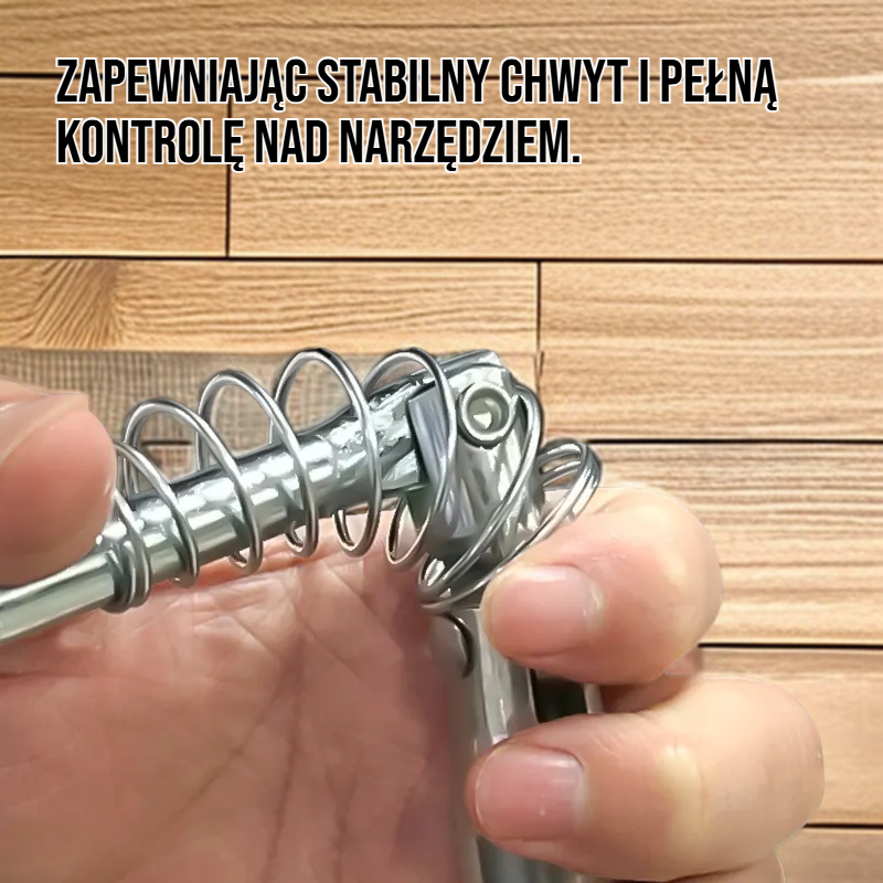 Klucz typu T używany w serwisie samochodowym