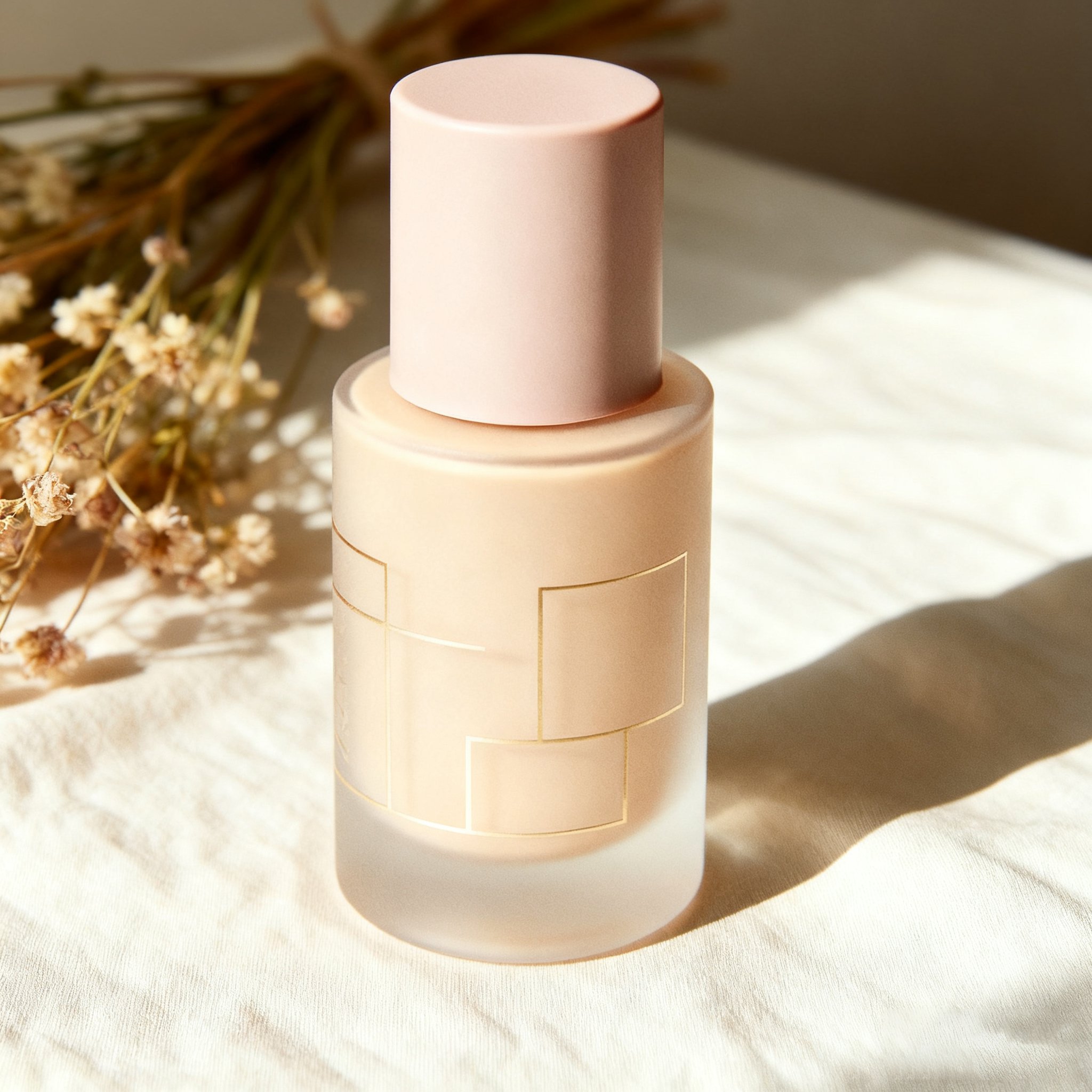 자연스러운 피부 표현 리퀴드 파운데이션 사용 모습