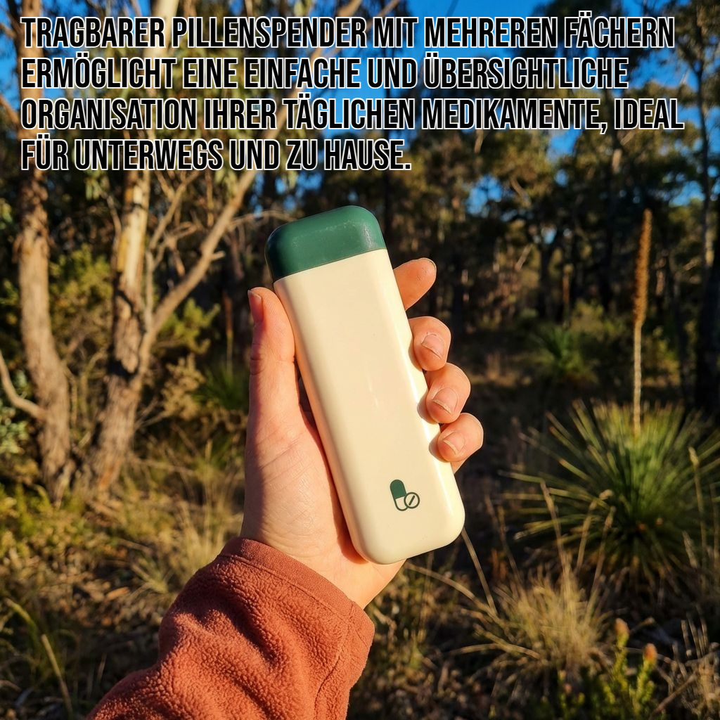 Tragbarer Pillenspender