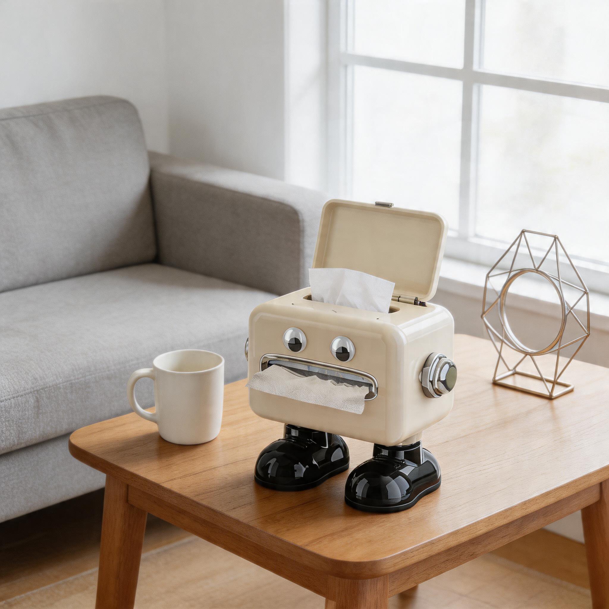 Aufbewahrungs-Taschentuchbox mit Ständer für Wohnzimmer und Esszimmer