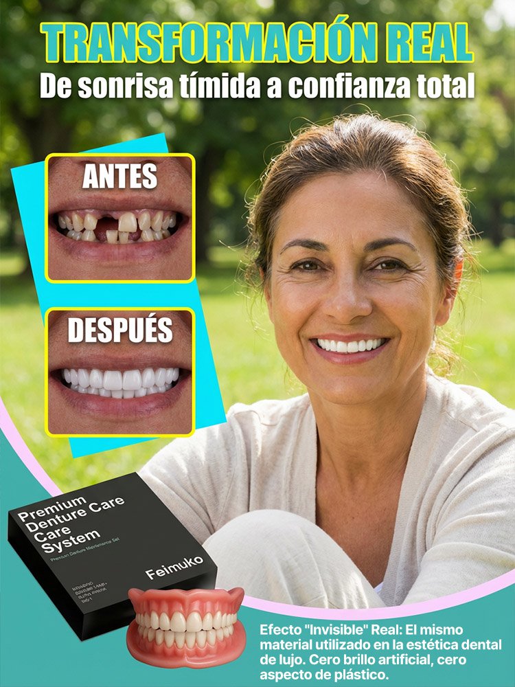Set de decoración de dientes postizos, ajuste cómodo