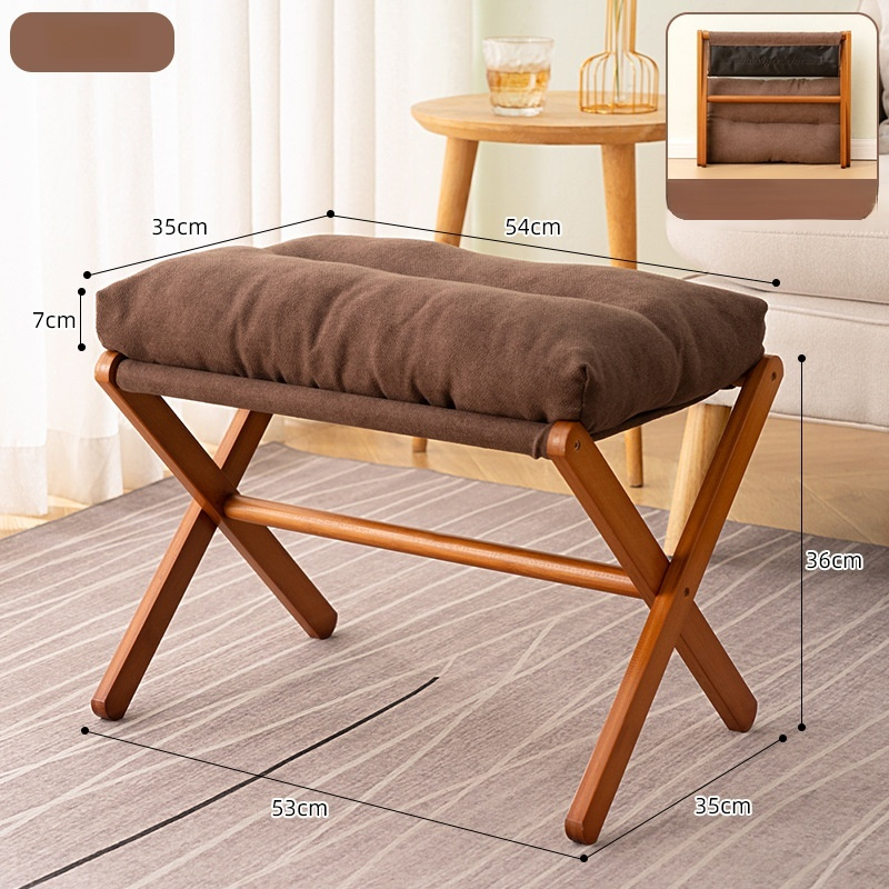 Portable Foldable Wooden Stool
