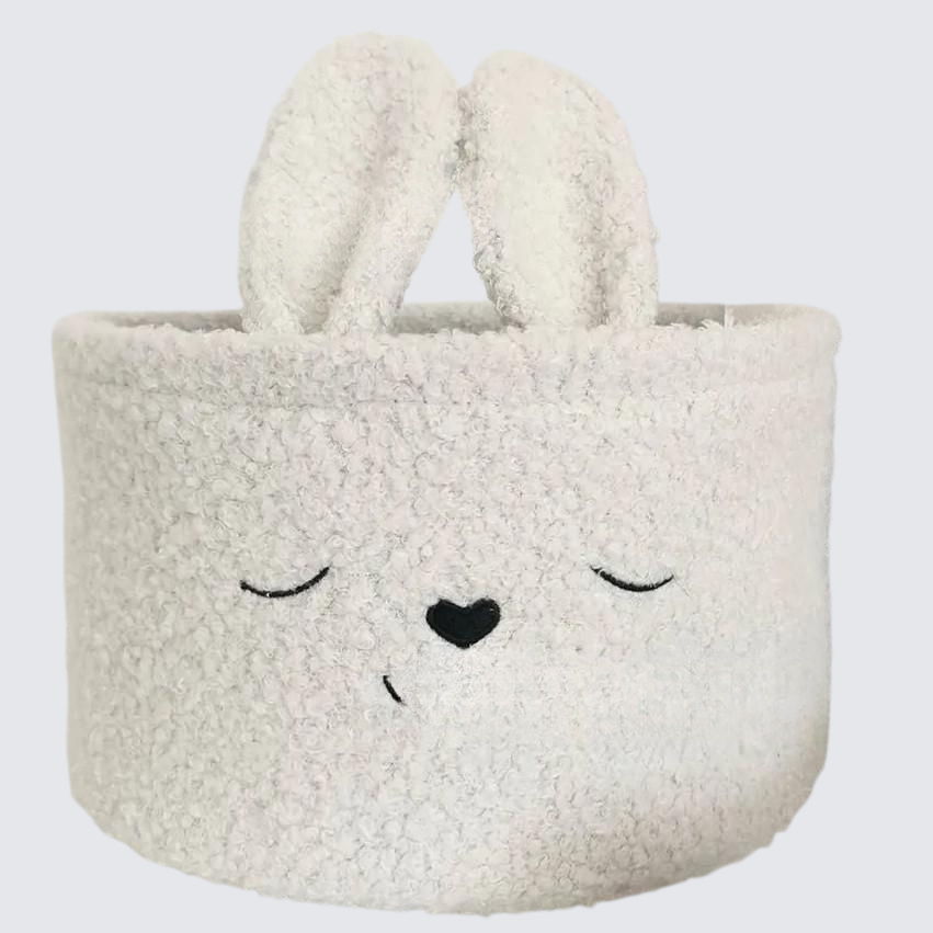 かわいいウサギ収納バスケット