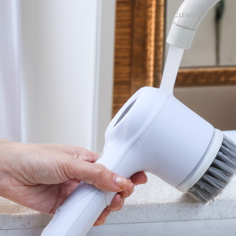 Wireless Handheld Electric Cleaning Brush for Kitchen and Bathroom