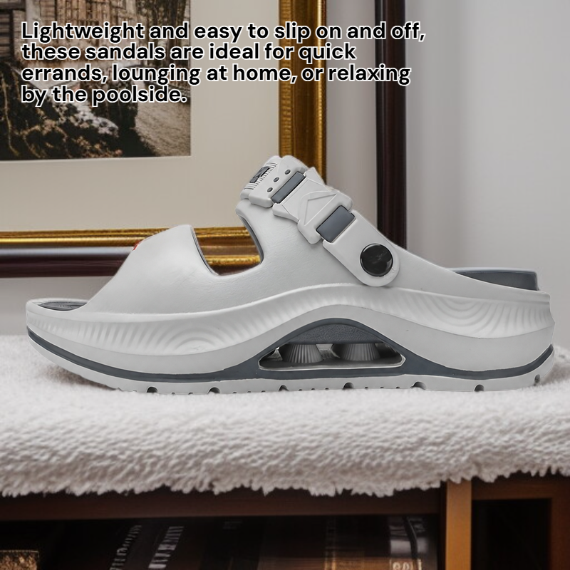 Men's Fashionable Casual Beach Sandals, Summer Soft Sole Non-Slip Home Slippers