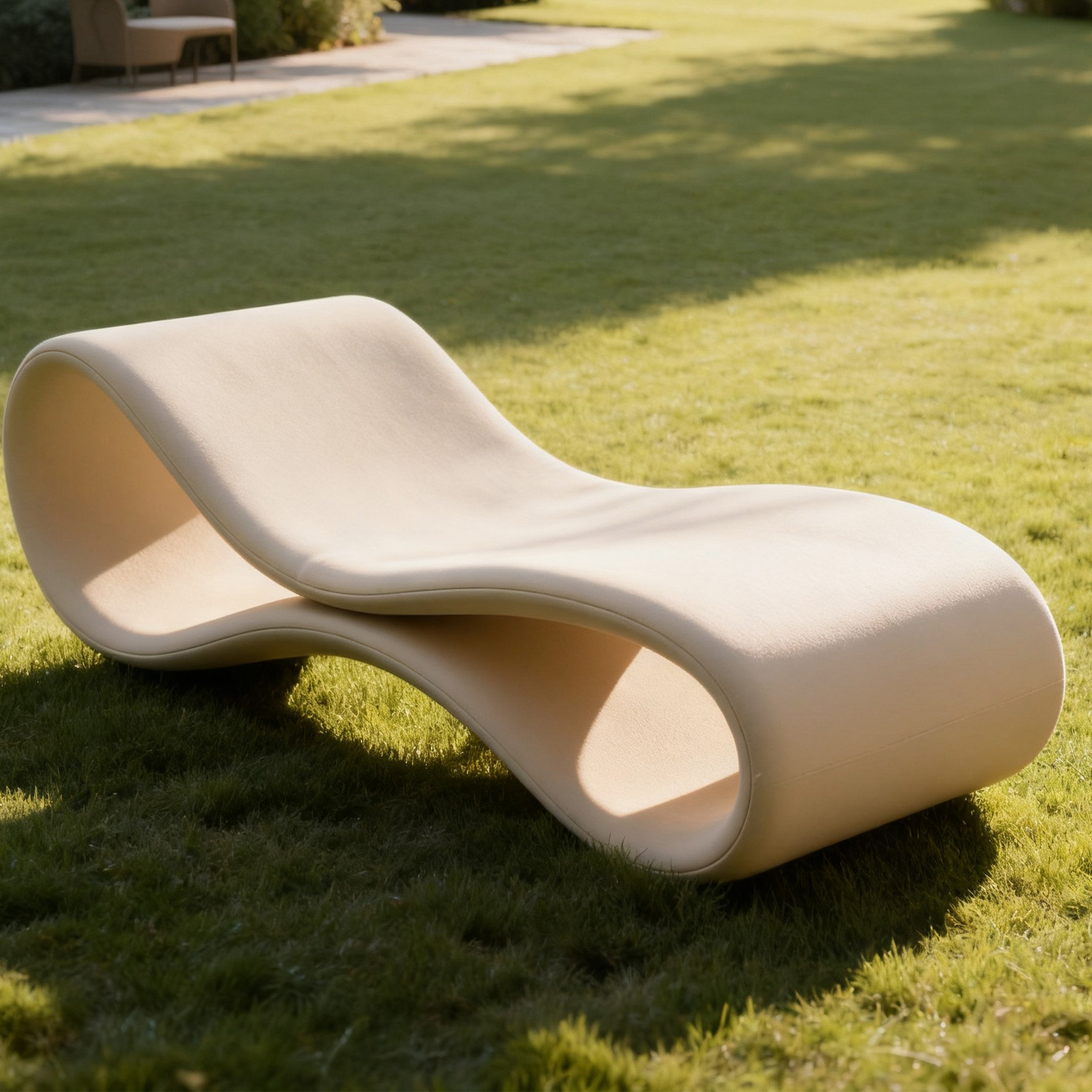 세련된 디자인의 글라스파이버 릴렉스 체어