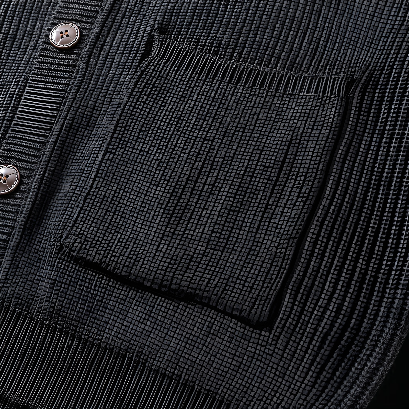 깔끔한 실루엣의 울 스웨터 측면 이미지