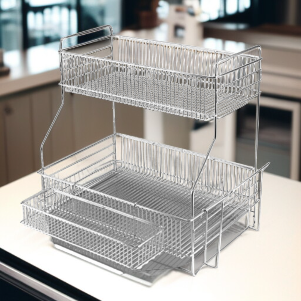 다층 그릇 선반