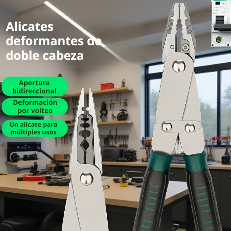 Alicates pelacables multifuncionales y transformables