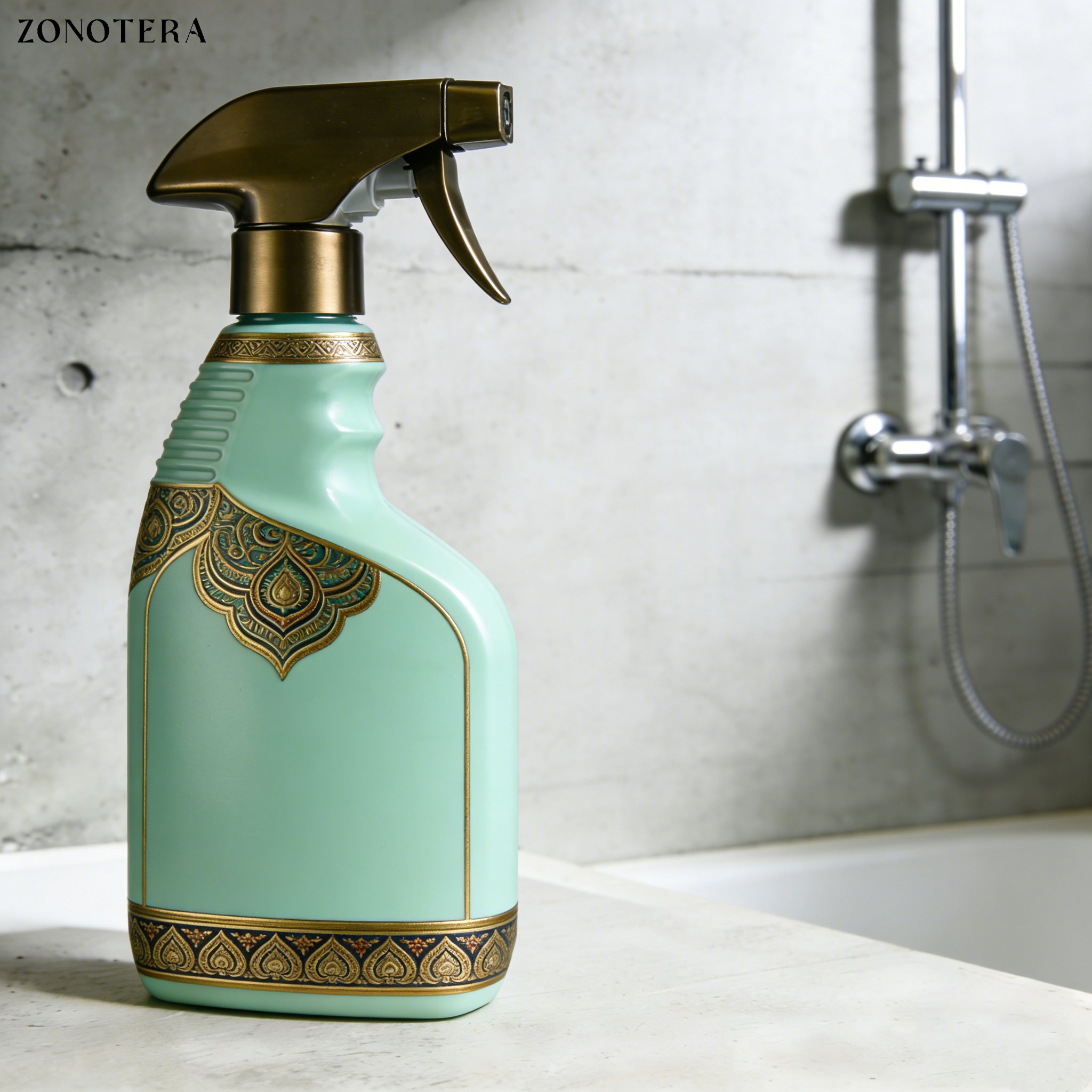 น้ำยาทำความสะอาดขจัดคราบในห้องอาบน้ำ