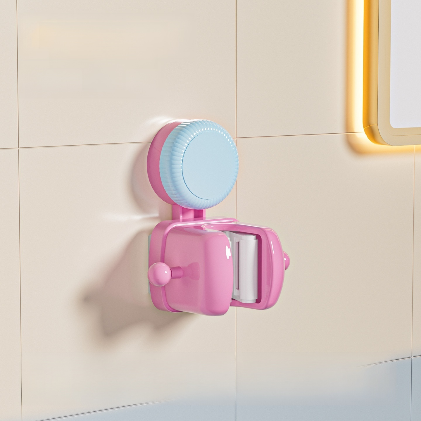 욕실 벽면 흡착식 분리형 걸레 홀더