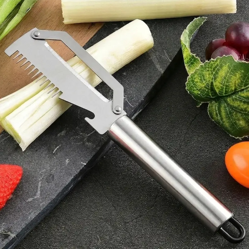 Multi-functional Stainless Steel Handle Peeler